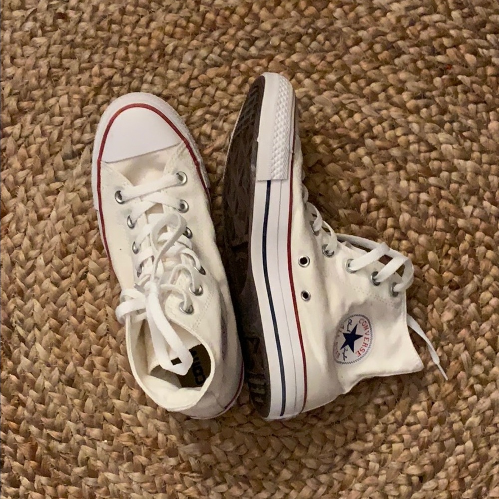 White high top converse